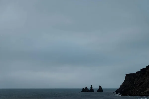 Islândia Praia Oceano — Fotografia de Stock
