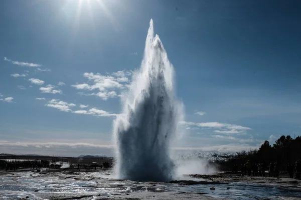 Islandia Increíble Auge Del Agua —  Fotos de Stock