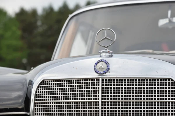 Vilnius Lituania Mayo Mercedes Benz Logotipo Coche Mayo 2018 Vilnius — Foto de Stock