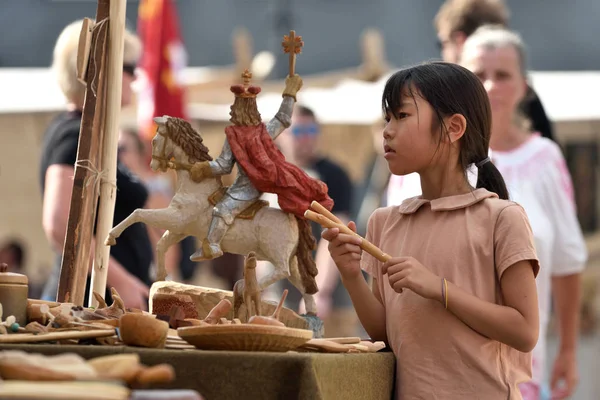 Vilnius Lithuania August Unknown People Traditional Bartholomews Fair August 2018 — Stock Photo, Image