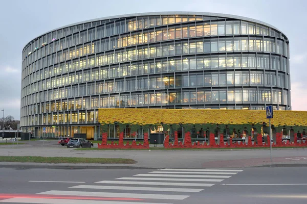 Vilnius Lithuania October Modern Office Building October 2018 Vilnius Lithuania — Stock Photo, Image