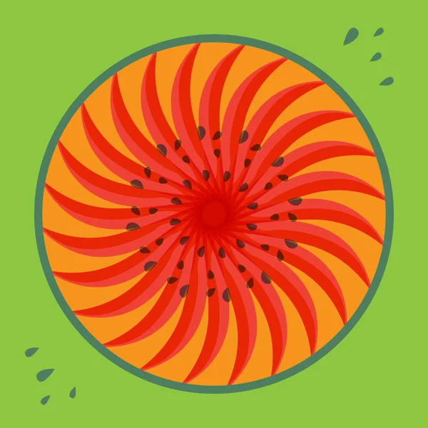 Abstracte achtergrondkleur swirl — Stockvector