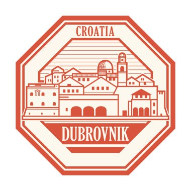 Dubrovnik, Hırvatistan ile soyut pencere boyutu
