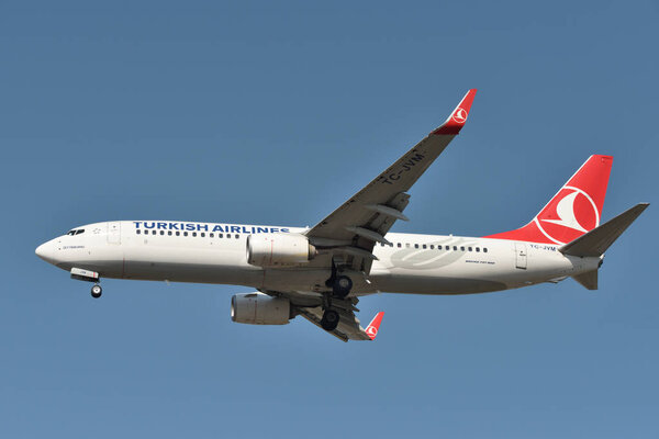 Turkish Airlines Boeing 737-800 airplane