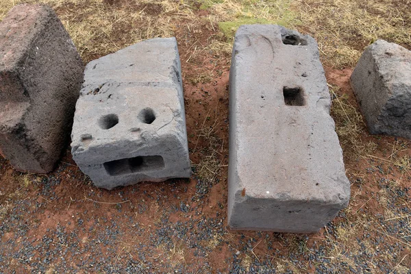 Ruinas de Pumapunku o Puma Punku —  Fotos de Stock