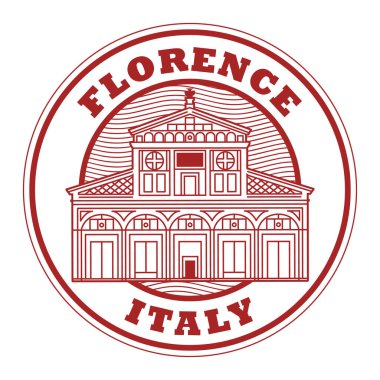 Floransa'da bazilika ile damga