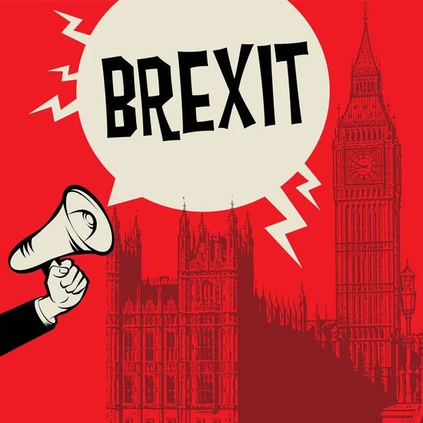 Concepto Brexit, ilustración vectorial — Archivo Imágenes Vectoriales