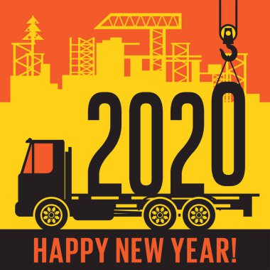 Turna 2020 yılbaşını kamyona yüklüyor.