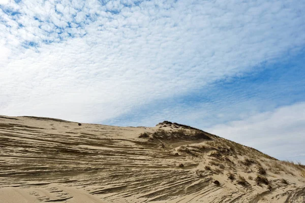 Dune Grigio Sabbia Allo Sputo Curoniano Nida Neringa Lituania — Foto Stock