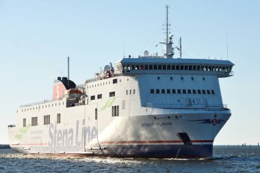 Ventspils, Haziran 02: Stena Hattı Feribotu 02, 2020 Ventspils, Letonya.