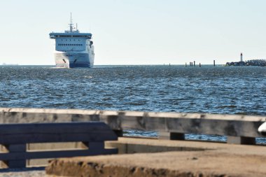 Ventspils, Haziran 02: Stena Hattı Feribotu 02, 2020 Ventspils, Letonya.