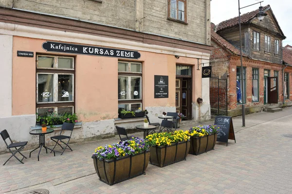 Kuldiga Junio Calle Del Casco Antiguo Junio 2020 Kuldiga Letonia — Foto de Stock