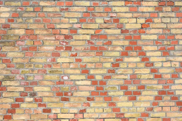 Weathered Stained Old Brick Wall Background — Stock Photo, Image