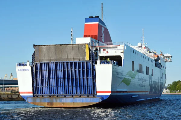 Ventspils Juin Ferry Ligne Stena Juin 2020 Ventspils Lettonie — Photo