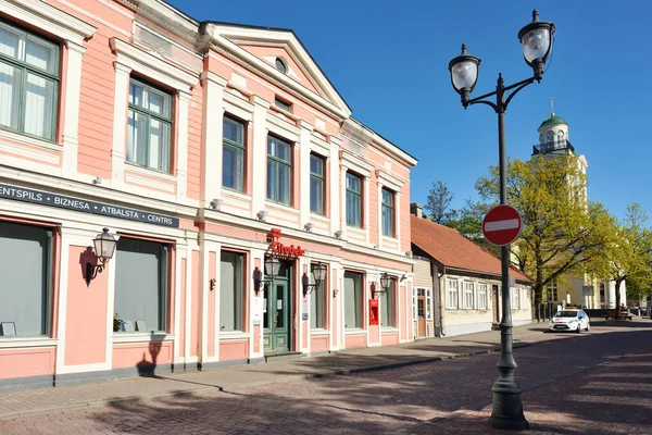 Ventspils Junio Calle Del Casco Antiguo Junio 2020 Ventspils Letonia — Foto de Stock