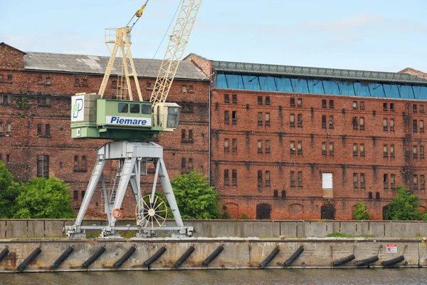 Liepaja June Old Buildings Port Liepaja June 2020 Liepaja Latvia — 图库照片