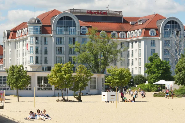 Сопот Июля Sheraton Sopot Hotel Июля 2020 Года Сопоте Польша — стоковое фото