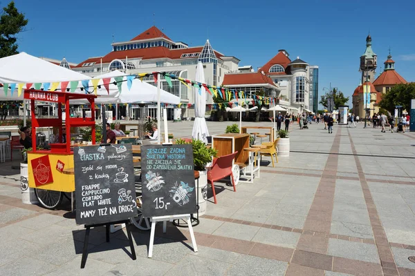 Sopot July Central City Square July 2020 Sopot Poland Sopot — Stock Photo, Image