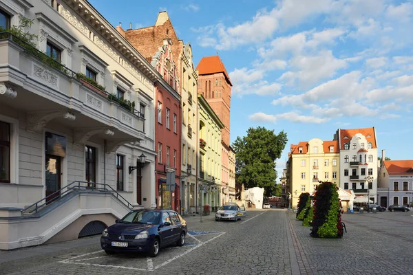 Torun July Street Old Town July 2020 Torun Poland Torun — Stock Photo, Image