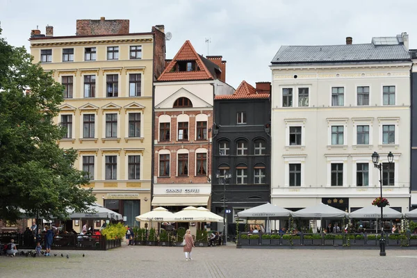 Torun Julho Arquitetura Cidade Velha Julho 2020 Torun Polônia Torun — Fotografia de Stock