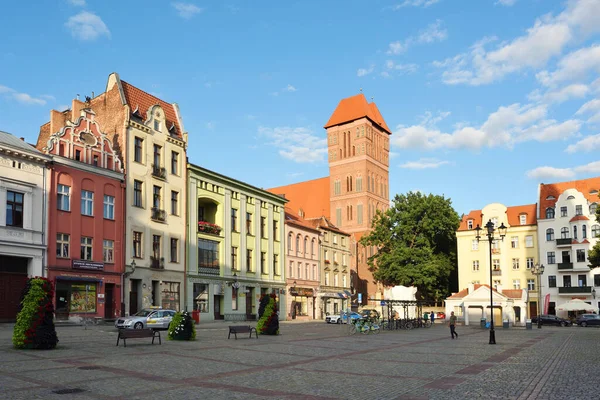 Torun July Street Old Town July 2020 Torun Poland Torun — Stock Photo, Image