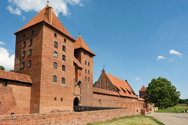 Malbork Luglio Castello Teutonico Dell Ordine Luglio 2020 Malbork Polonia — Foto Stock