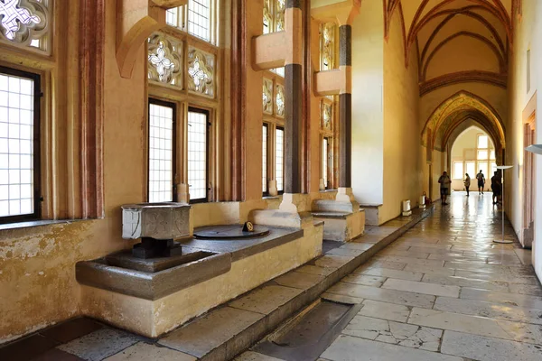 Malbork July Interior Teutonic Order Castle July 2020 Malbork Poland — Stock Photo, Image