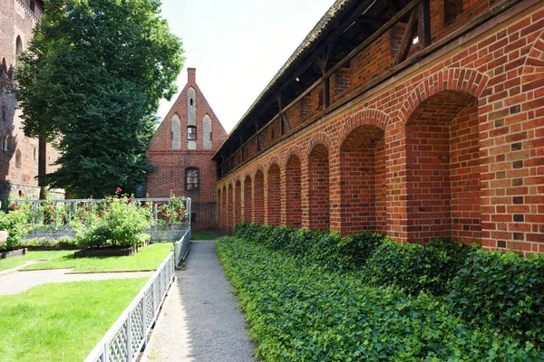 Malbork July Teutonic Order Castle July 2020 Malbork Poland Largest — Stock Photo, Image