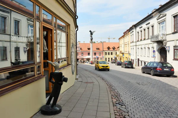 Vilnius Juli Straße Der Altstadt Juli 2020 Vilnius Litauen Vilnius — Stockfoto