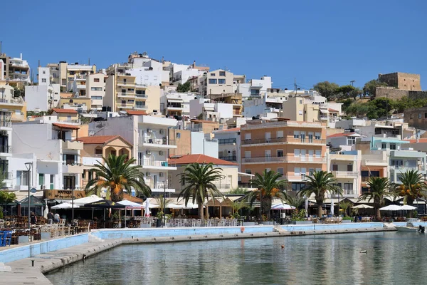 Sitia Augustus Stadshaven Augustus 2020 Sitia Griekenland Sitia Een Plaats — Stockfoto