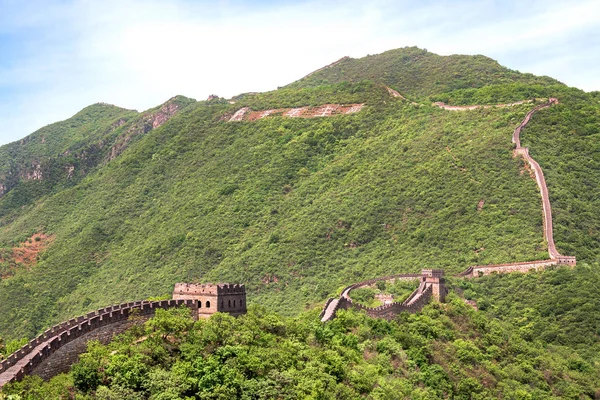Mountain landscape of the site of the Great Wall of China Mutianyu
