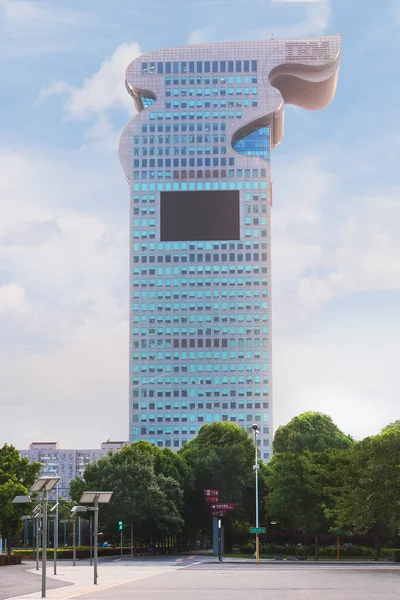 Het gebouw van Ibm naast het Olympisch Park in Peking — Stockfoto