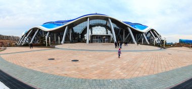 Ana binada Primorsky akvaryum veya Oceanarium Vladivostok Rus şehir uzak doğu Bilimler Akademisi.