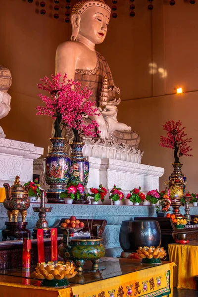 Tumen Kina December 2018 Inre Och Scenery Den Buddhistiska Templet — Stockfoto