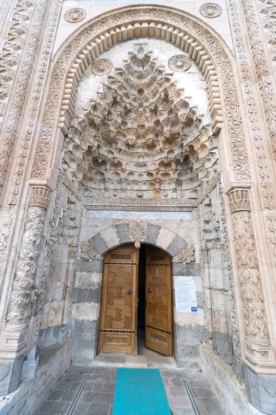 Beysehir Konya Türkei März 2018 Die Haupteingangstür Der Esrefoglu Moschee — Stockfoto