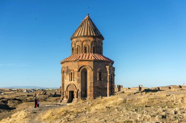 Kars, Türkiye - 6 Ekim: Tarihsel Ani Kars, Türkiye'de 6 Ekim 2018 üzerinde mahveder. Ani olduğunu 2016 yılından bu yana UNESCO Dünya Miras Listesi.