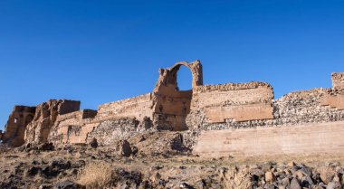 Kars, Türkiye - 6 Ekim: Tarihsel Ani Kars, Türkiye'de 6 Ekim 2018 üzerinde mahveder. Ani olduğunu 2016 yılından bu yana UNESCO Dünya Miras Listesi.