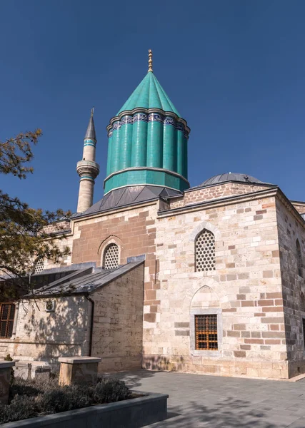 Konya Turquie Février 2016 Tombeau Soufi Mevlana Célèbre Février 2016 — Photo