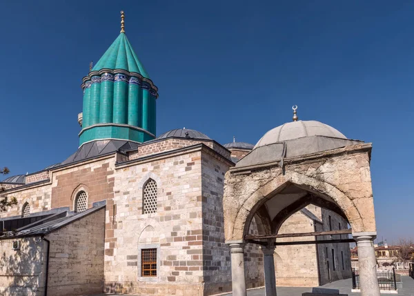 Konya Turchia Febbraio 2016 Famosa Tomba Sufi Mevlana Febbraio 2016 — Foto Stock