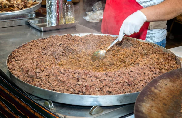 Traditional Turkish Cuisine Tantuni Kebab — Stock Photo, Image