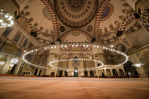 Stambuł Turcja Maja 2015 Wnętrze Meczetu Sehzade Lub Księcia Meczet — Zdjęcie stockowe