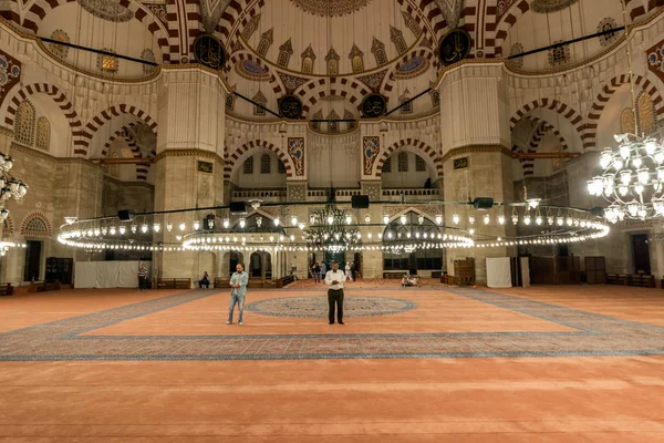 Istanbul Turquía Mayo 2015 Interior Mezquita Sehzade Mezquita Del Príncipe — Foto de Stock