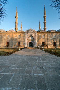 Edirne 'de Selimiye Camii manzarası.