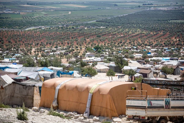 Vluchtelingenkamp voor Syrische — Stockfoto