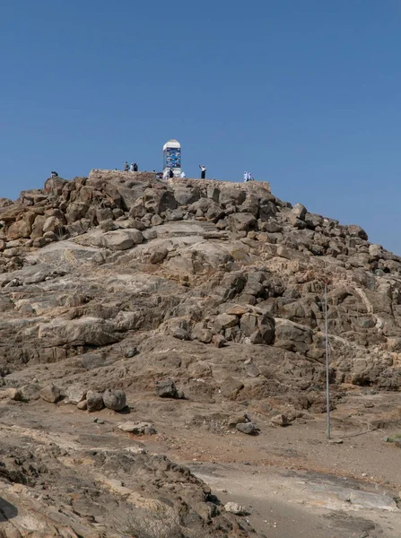 Mount Arafat barmhärtighet (Jabal Rahmah) — Stockfoto