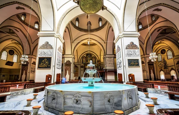 Bursa Turquia Julho Uma Vista Interior Grande Mesquita Ulu Cami Imagens De Bancos De Imagens