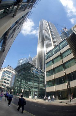 Londra, İngiltere, Büyük Britanya'nın gökdelenler iş bölge         