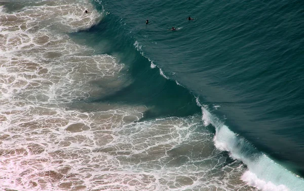 Вид Назаре Атлантический Океан Португалия — стоковое фото