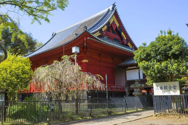 Tokyo Japonsko 2017 Kanyadi Chrám Parku Ueno Chrám Kanyadi Kamajugo — Stock fotografie