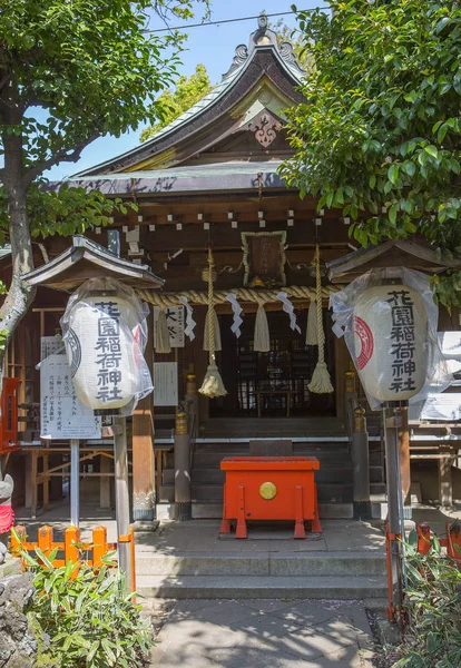Tokyo Japan 2017 Shinto Tempel Glocke Suzu Ist Eine Glocke — Stockfoto
